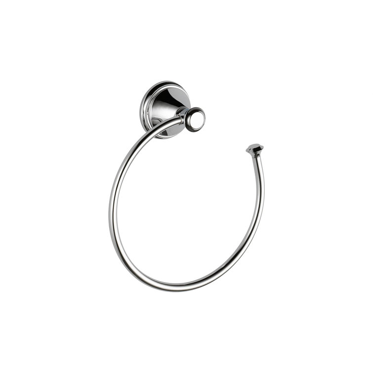 Cassidy Wall Mount Round Open Towel Ring Bath Hardware Accessory in Venetian Bronze